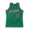Custom Kelly Green Camo-Black Authentic Throwback Basketball Jersey