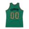 Custom Kelly Green Camo-Black Authentic Throwback Basketball Jersey