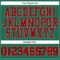Custom Kelly Green Red Pinstripe Red-Black Authentic Basketball Jersey