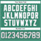 Custom Kelly Green White Pinstripe White-Gray Authentic Basketball Jersey