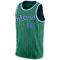 Custom Kelly Green White Pinstripe Royal-White Authentic Basketball Jersey