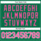 Custom Kelly Green Pink-White Authentic Baseball Jersey