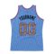 Custom Light Blue Camo-Pink Authentic Throwback Basketball Jersey