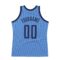 Custom Light Blue Navy Authentic Throwback Basketball Jersey