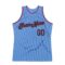 Custom Light Blue Black-Pink Authentic Throwback Basketball Jersey