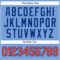 Custom Light Blue Orange-Royal Authentic Throwback Basketball Jersey