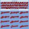 Custom Light Blue Red Pinstripe Red-Black Authentic Basketball Jersey