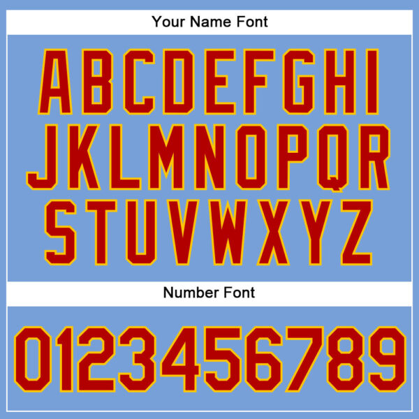 Custom Light Blue Red Pinstripe Red-Gold Authentic Basketball Jersey