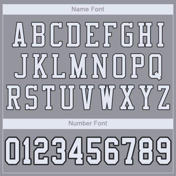 Custom Light Gray White-Black Mesh Authentic Football Jersey