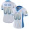 los_an_0084 Custom White Powder Blue-Gold Drift Fashion Football Jersey