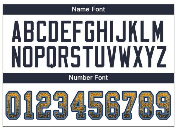 los_an_0085-3 Custom Gold Navy-Powder Blue Drift Fashion Football Jersey