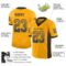 los_an_0086-1 Custom Gold Navy-Powder Blue Drift Fashion Football Jersey
