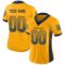 los_an_0086 Custom Gold Navy-Powder Blue Drift Fashion Football Jersey