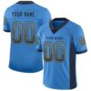 los_an_0087 Custom Powder Blue Navy-Gold Drift Fashion Football Jersey