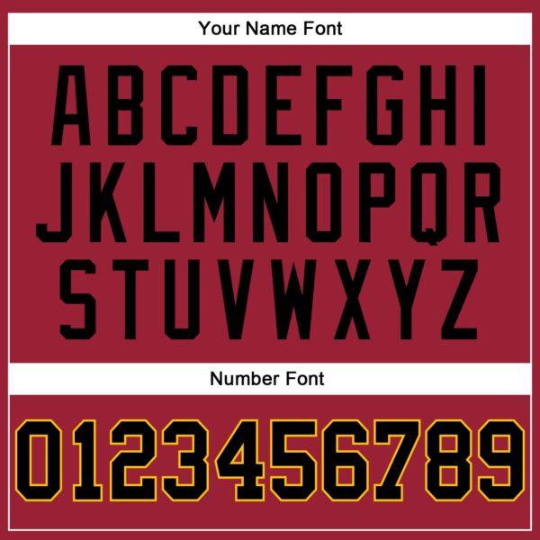 Custom Maroon Black-Gold Authentic Throwback Basketball Jersey