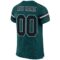 midnight_green_0001-3 Custom Midnight Green Black-White Mesh Authentic Football Jersey