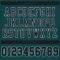 midnight_green_0001-4 Custom Midnight Green Black-White Mesh Authentic Football Jersey