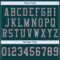 midnight_green_0005-4 Custom Midnight Green Light Gray-Black Mesh Authentic Football Jersey