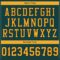 Custom Midnight Green Gold-Black Mesh Authentic Football Jersey