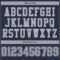 Custom Navy Gray-White Mesh Authentic Football Jersey