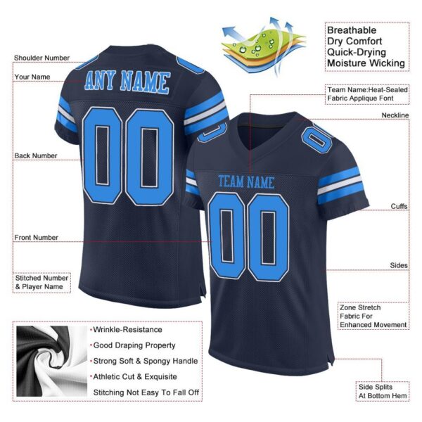 navy_0007-1_8d2d5809-7b7f-464e-bf47-a11372129c61 Custom Navy Powder Blue-White Mesh Authentic Football Jersey