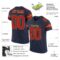 navy_0010-1 Custom Navy Scarlet-Gold Mesh Authentic Football Jersey