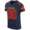 navy_0010-2 Custom Navy Scarlet-Gold Mesh Authentic Football Jersey