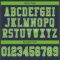navy_0023-4 Custom Navy Neon Green-White Mesh Authentic Football Jersey