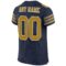 navy_0027-3 Custom Navy Old Gold-White Mesh Authentic Football Jersey