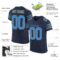 navy_0028-1 Custom Navy Powder Blue-Gold Mesh Authentic Football Jersey