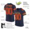 navy_0084-3 Custom Navy Scarlet-Gold Mesh Authentic Football Jersey