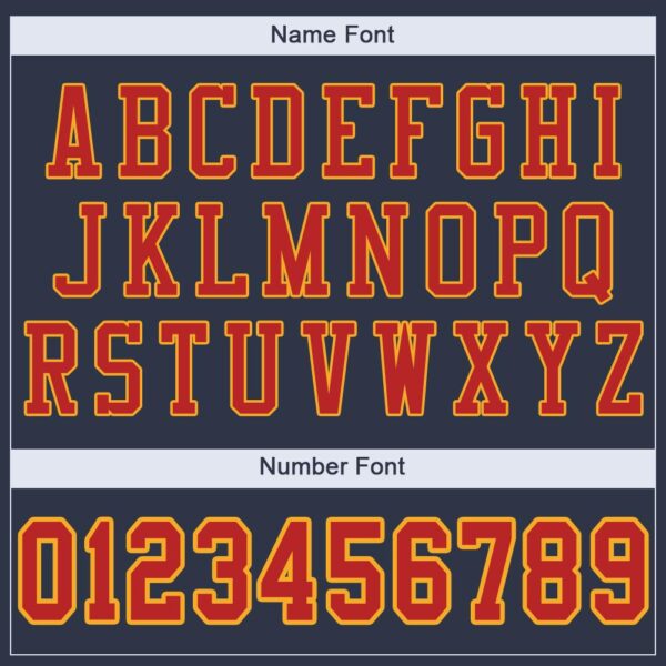 navy_0084-4 Custom Navy Scarlet-Gold Mesh Authentic Football Jersey