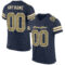 navy_0299 Custom Navy Camo-Cream Mesh Authentic Football Jersey