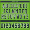 Custom Neon Green Navy-White Mesh Authentic Football Jersey