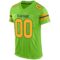 neon_green_0002-2 Custom Neon Green Gold-Navy Mesh Authentic Football Jersey