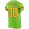 neon_green_0002-3 Custom Neon Green Gold-Navy Mesh Authentic Football Jersey