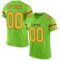 neon_green_0002 Custom Neon Green Gold-Navy Mesh Authentic Football Jersey
