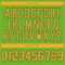 Custom Neon Green Gold-Navy Mesh Authentic Football Jersey