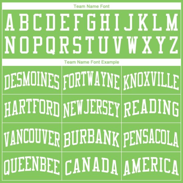 Custom Neon Green White Round Neck Suit Basketball Jersey