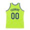 Custom Neon Green Royal-White Authentic Throwback Basketball Jersey