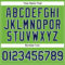 Custom Neon Green White Pinstripe Navy-White Authentic Basketball Jersey