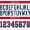 new_ed_0025-3 Custom Scarlet Navy-Gray Drift Fashion Football Jersey