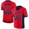 new_ed_0025 Custom Scarlet Navy-Gray Drift Fashion Football Jersey