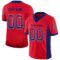 new_yk_0083 Custom Scarlet Royal-White Drift Fashion Football Jersey