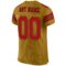 old_gold_0002-3 Custom Old Gold Red-Black Mesh Authentic Football Jersey