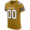 old_gold_0003-2 Custom Old Gold White-Black Mesh Authentic Football Jersey