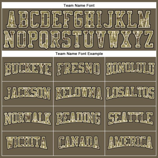 Custom Olive Camo-Cream Authentic Throwback Salute To Service Basketball Jersey