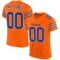 orange_0010 Custom Orange Royal-White Mesh Authentic Football Jersey