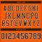 Custom Orange Brown-White Mesh Authentic Football Jersey