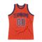 Custom Orange Navy-White Authentic Throwback Basketball Jersey